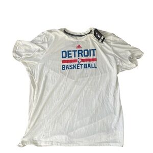Adidas NBA Detroit Basketball Aeroknit T-Shirt
